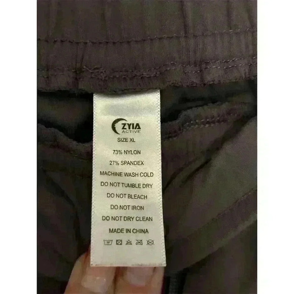 Zyia Active Women's Jogger Pants XL gray Tapered Lightweight - Picture 2 of 5